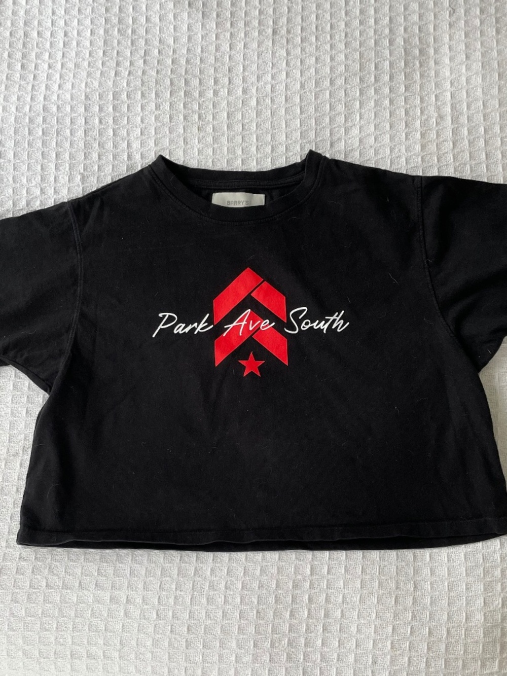 Barry's "Park Ave South" Black Cropped top - Size M